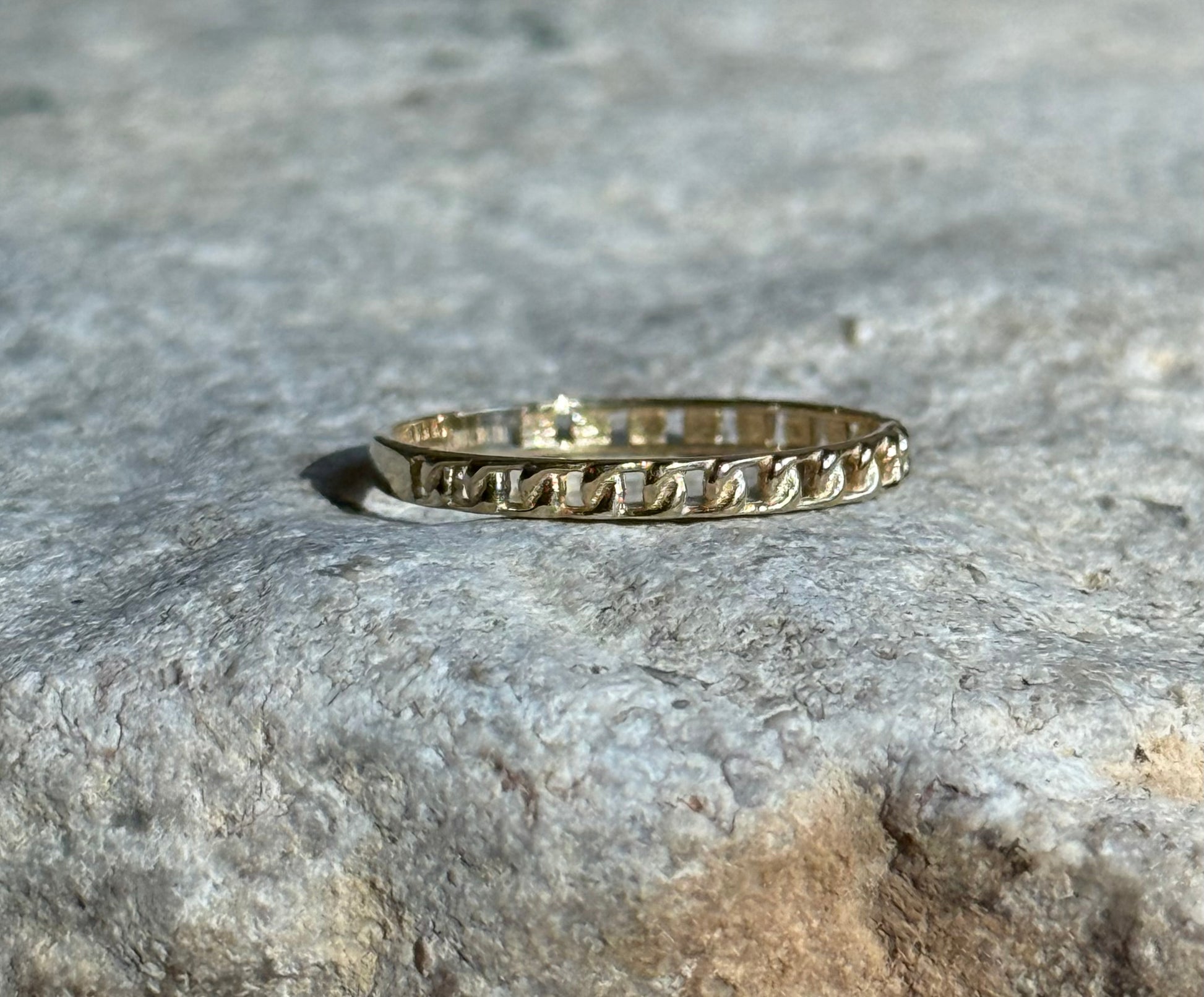 HARBOR BAND || Curb Chain Link Ring