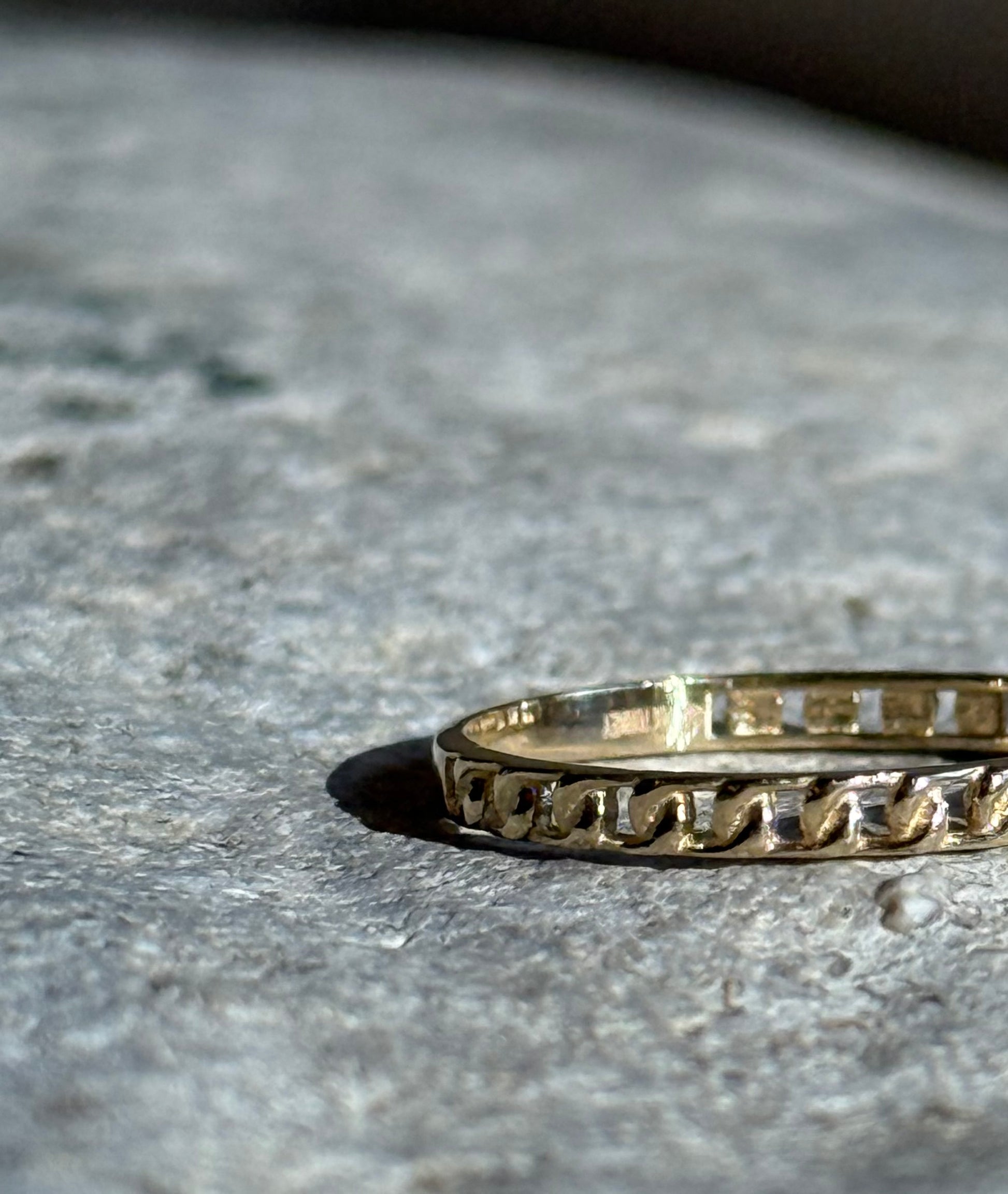 HARBOR BAND || Curb Chain Link Ring