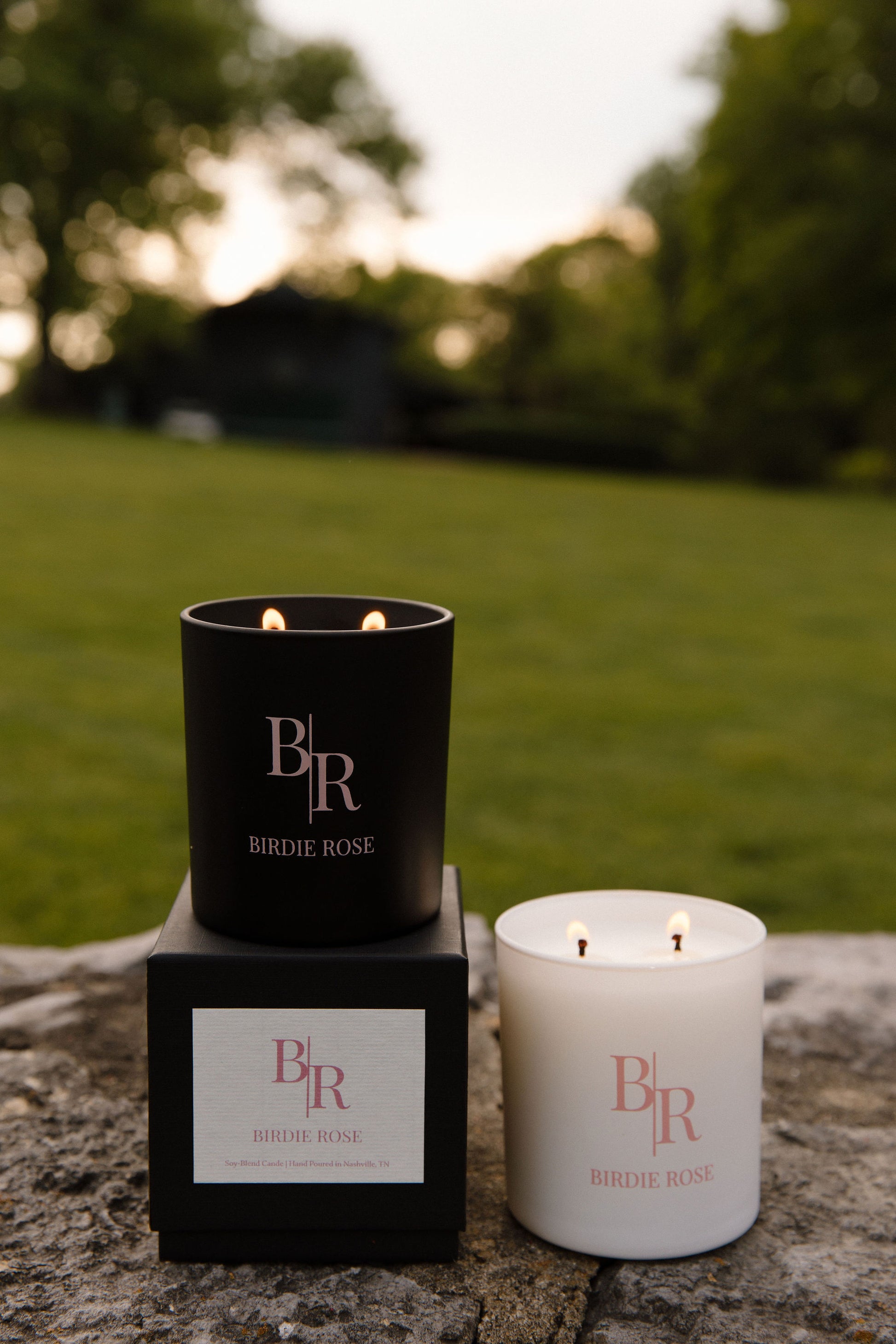 B|R Signature Candle | White Vessel 8.5 oz