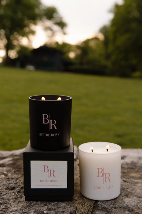 B|R Signature Candle | White Vessel 8.5 oz