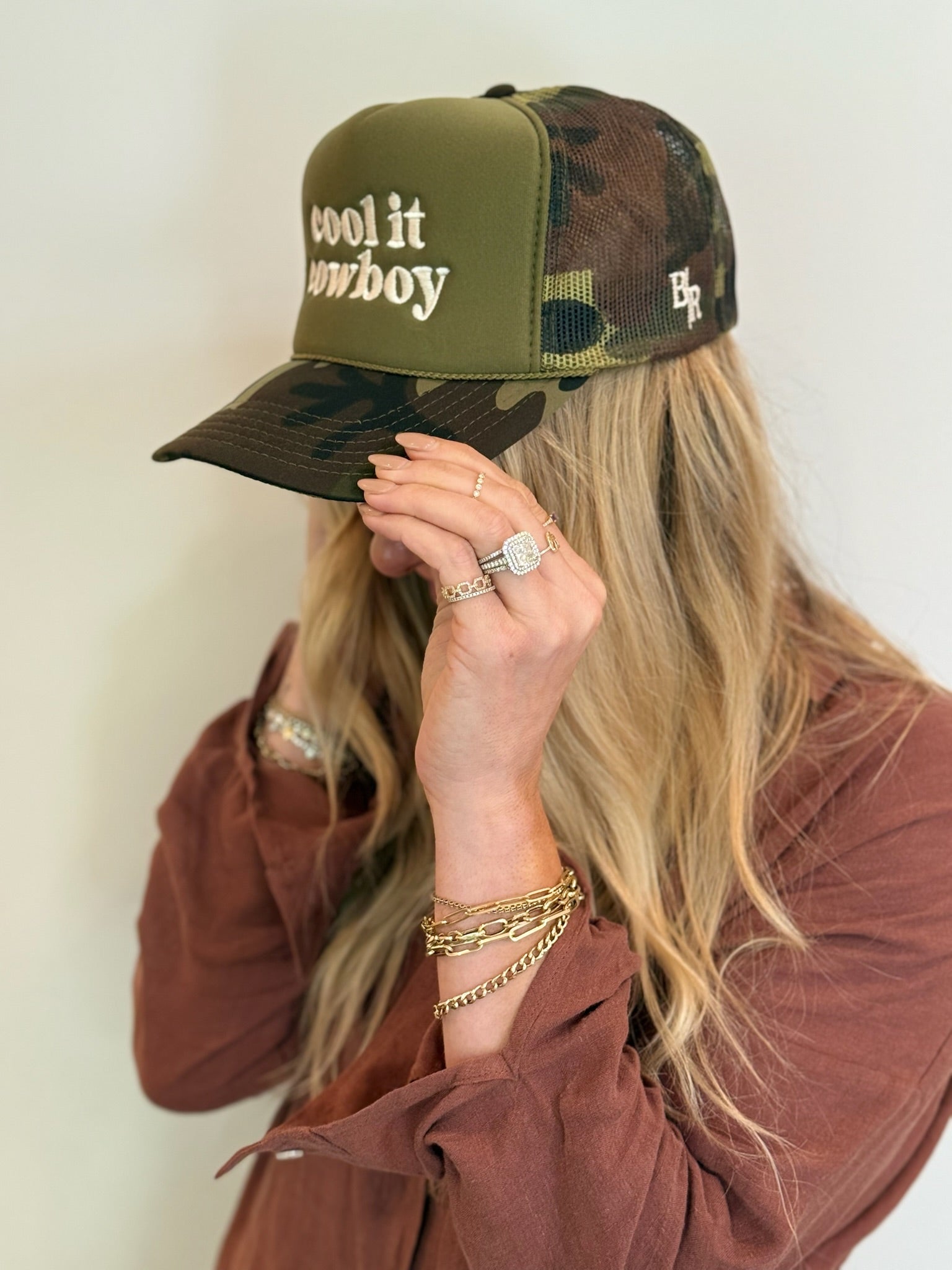 Cool It Cowboy Camo Trucker Hat