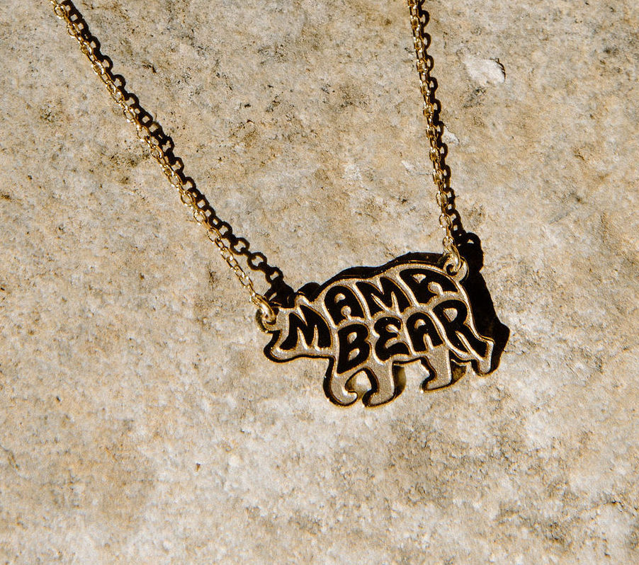 ROOTED IN LOVE || Mama Bear 14k Gold Necklace