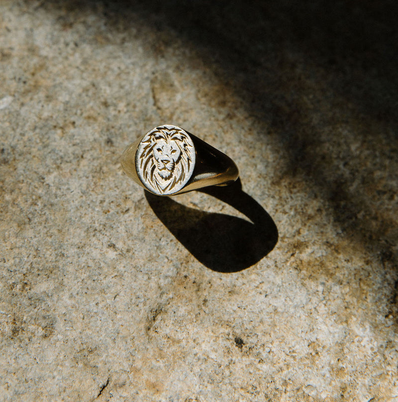SHE WHO LEADS || Gold Lion Ring