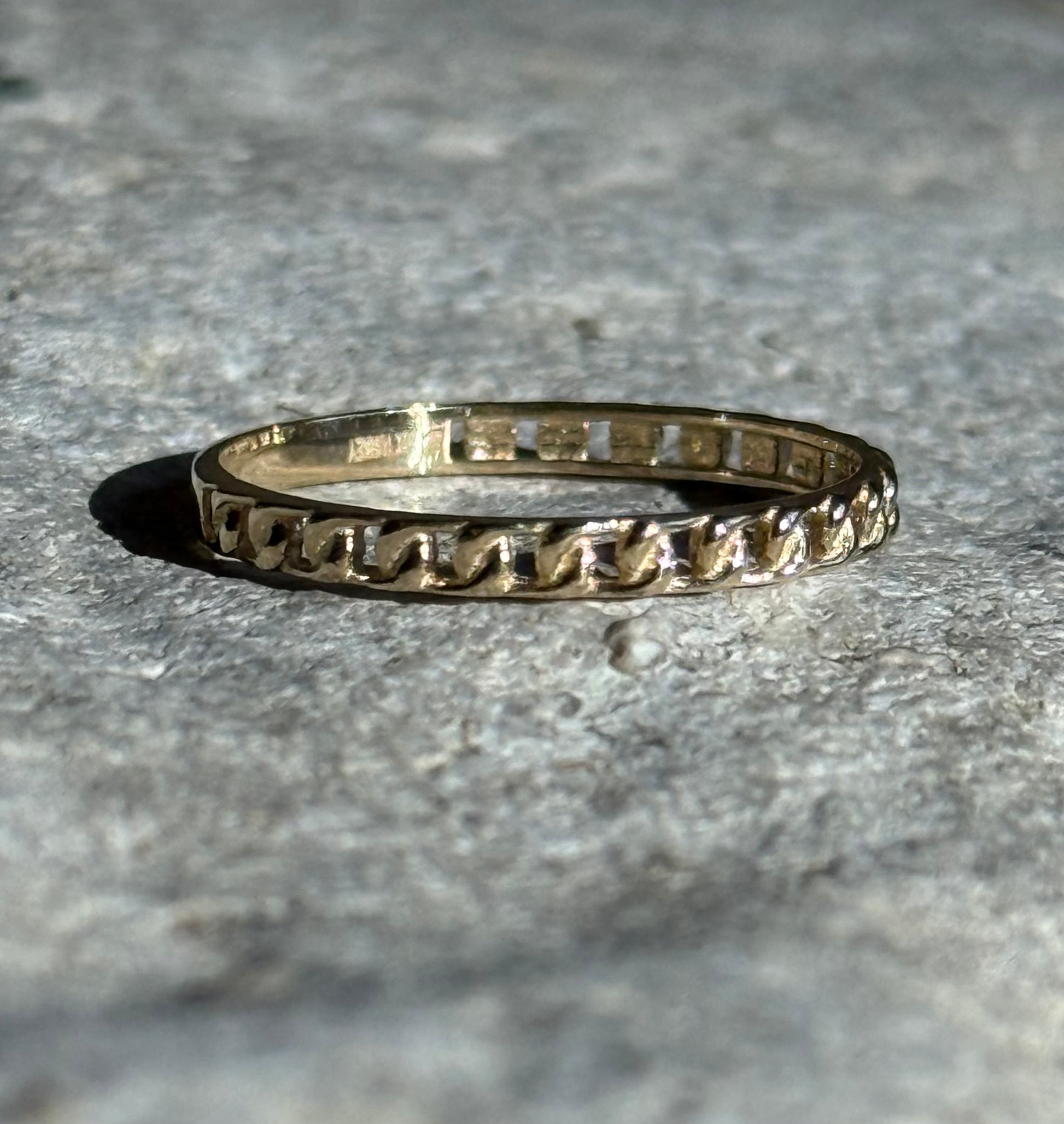 HARBOR BAND || Curb Chain Link Ring