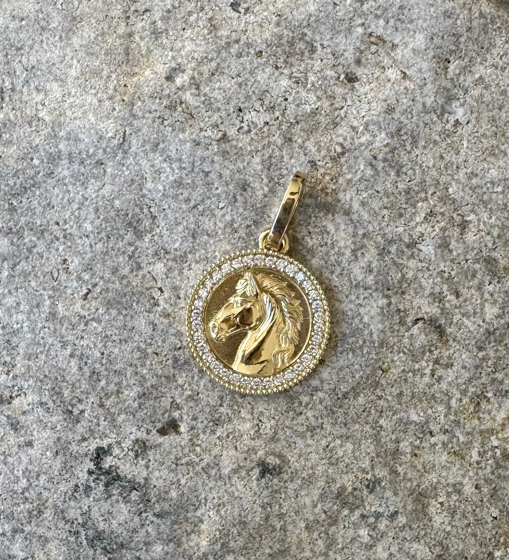 SPIRIT STALLION || Diamond Horse Pendant