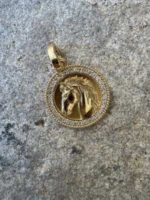 SPIRIT STALLION || Diamond Horse Pendant